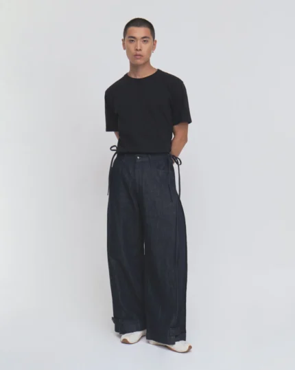 ACCORDION DENIM PANTS