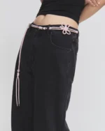 BABY PINK MAEHWA MACRAME BELT