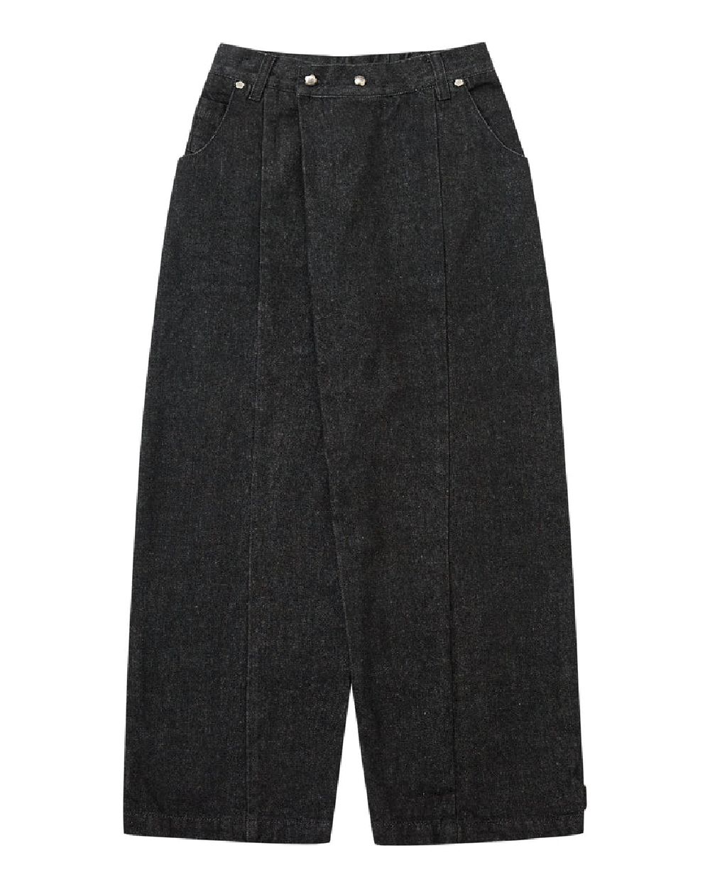 BLACK HANBOK DENIM PANTS (2) BLACK HANBOK DENIM PANTS
