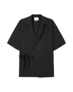 BLACK HANBOK LINEN SHIRT