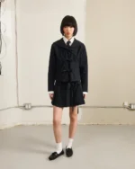 BLACK SAILOR COLLAR UNIFORM JACKET