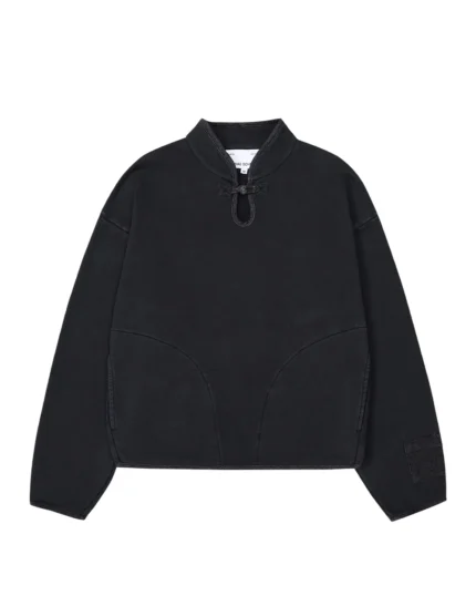 BLACK TEARDROP KNOT SWEATSHIRT