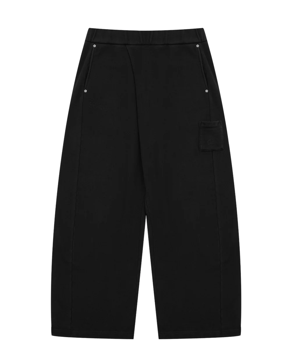 BLACK WASH WRAP SWEAT BAJI BLACK WASH WRAP SWEAT BAJI