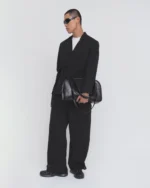 BRUSHED WOOL BLEND HANBOK SLACKS