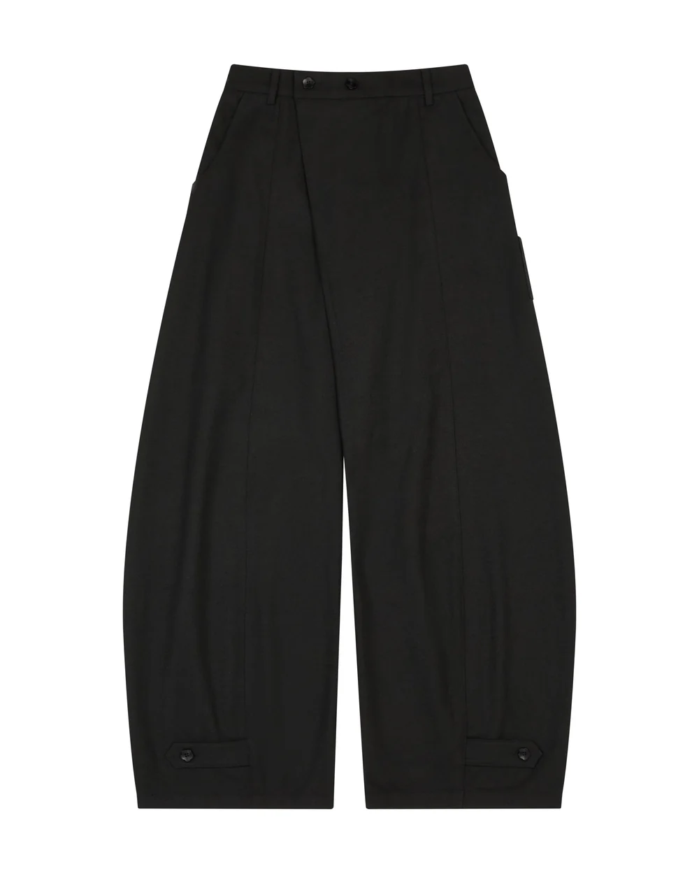 BRUSHED WOOL BLEND HANBOK SLACKS BRUSHED WOOL BLEND HANBOK SLACKS