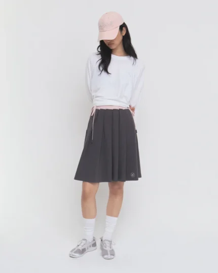 CHARCOAL KONA MIDI SKIRT