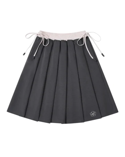 CHARCOAL KONA MIDI SKIRT