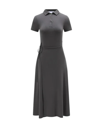DARK GREY CINDY POLO DRESS