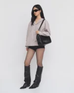 GREY SUNBAE TIE SHIRT