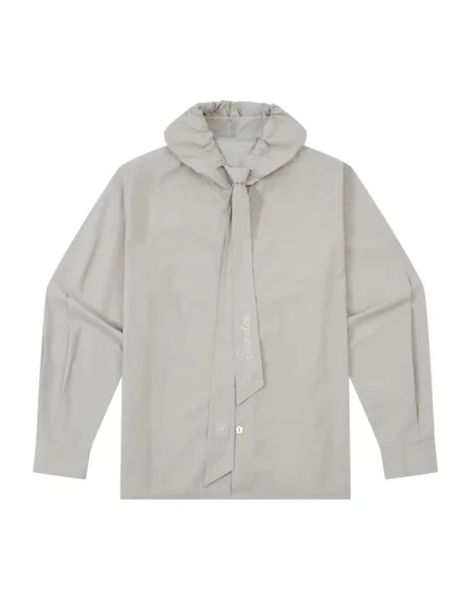 GREY SUNBAE TIE SHIRT