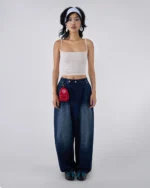 INDIGO FADE HANBOK DENIM PANTS