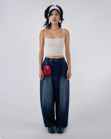 INDIGO FADE HANBOK DENIM PANTS