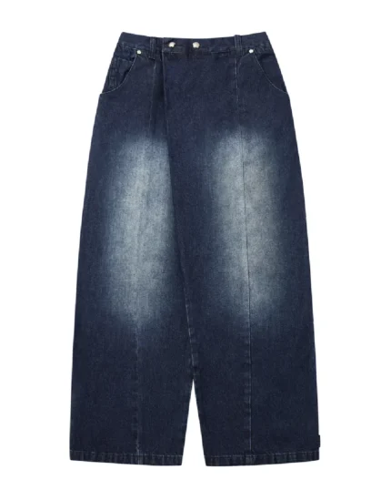 INDIGO FADE HANBOK DENIM PANTS