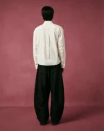 IVORY SEERSUCKER TIE GORUM SHIRT