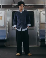MAEHWA COLLARLESS SHIRT