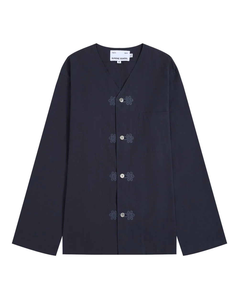 MAEHWA COLLARLESS SHIRT MAEHWA COLLARLESS SHIRT