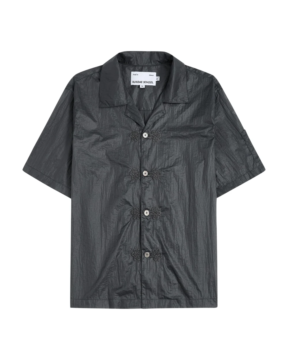 MAEHWA EMBROIDERED SHEER SHIRT MAEHWA EMBROIDERED SHEER SHIRT