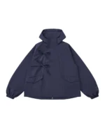 NAVY JEOGORI TIE SHELL JACKET