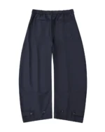 NAVY PLEATED HANBOK SLACKS