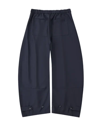 NAVY PLEATED HANBOK SLACKS