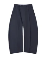 NAVY PLEATED HANBOK SLACKS