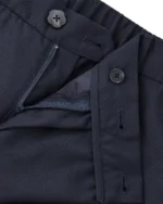 NAVY PLEATED HANBOK SLACKS