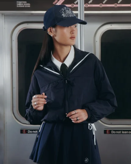NAVY SAILOR WINDBREAKER
