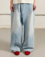 SKY BLUE HANBOK DENIM PANTS