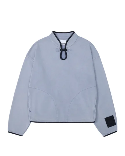 SKY BLUE TEARDROP KNOT SWEATSHIRT