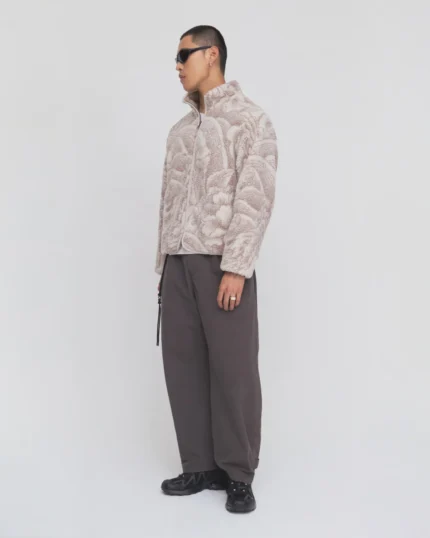 TAUPE REVERSIBLE IREZUMI FLEECE
