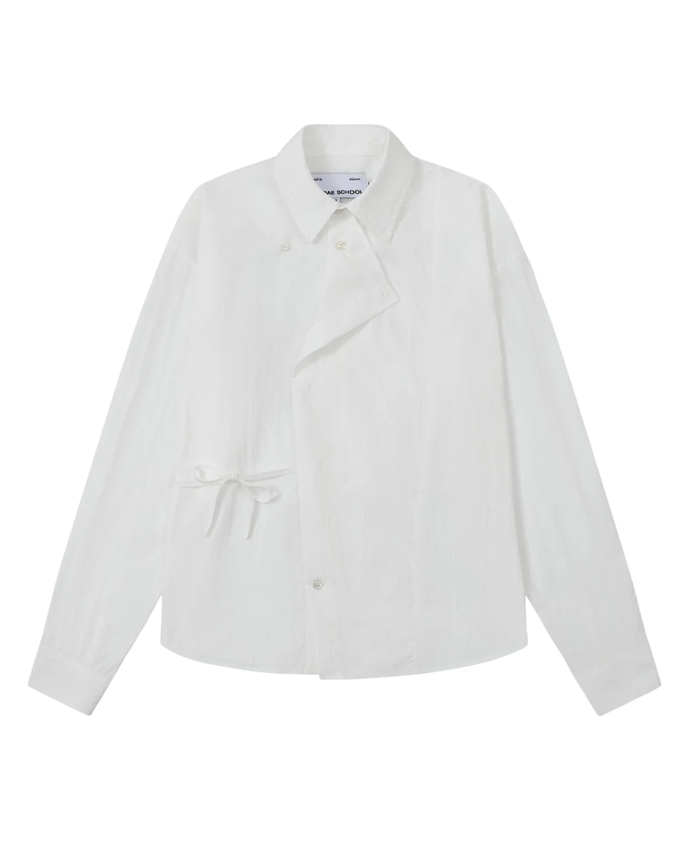 WHITE POPLIN TIE GORUM SHIRT WHITE POPLIN TIE GORUM SHIRT